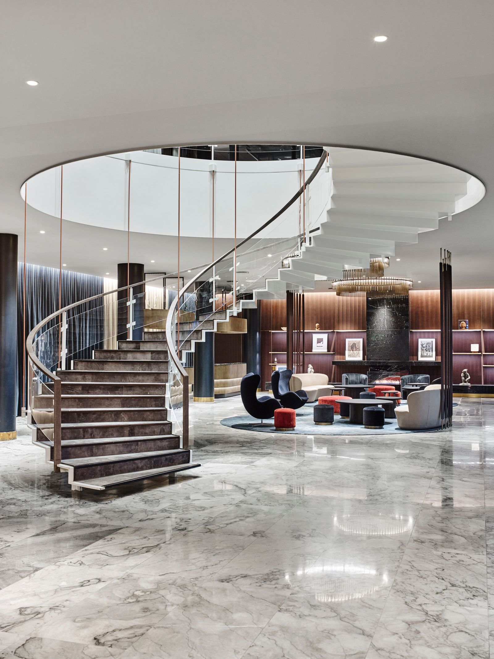 Inside Space Copenhagen's Renovation of Arne Jacobsen's Iconic SAS Royal  Hotel | Architectural Digest