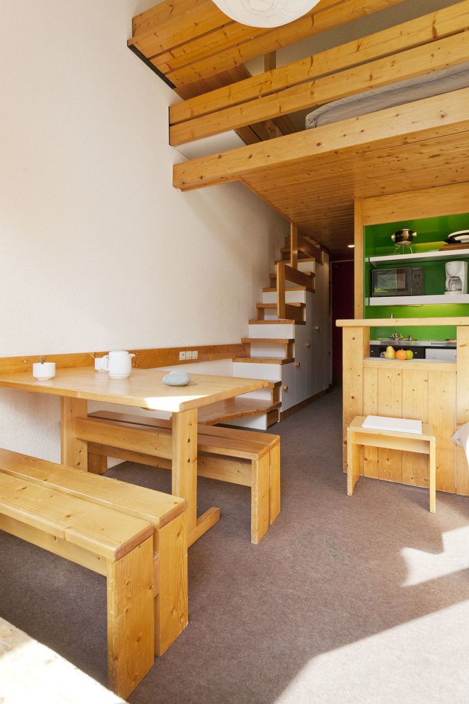 Les célèbres stations de ski Les Arcs imaginées par Charlotte Perriand